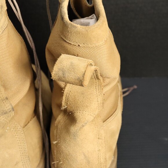 Altama Mens 11.5N Narrow Leather Desert Tan  Army Combat Boots SPE1C1-12-D-1053 - Picture 11 of 16